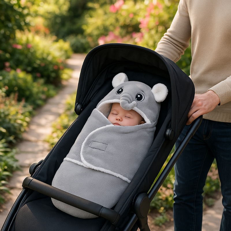 nid d'ange bebe est en sécurité