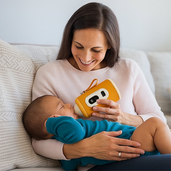 chauffe biberon nomade maman nourrit bebe sereinement