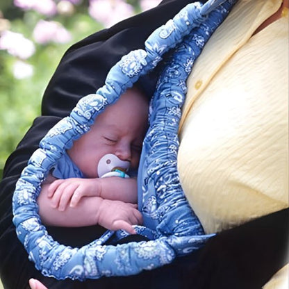 echarpe de portage soutien colonne vertebrale de bebe