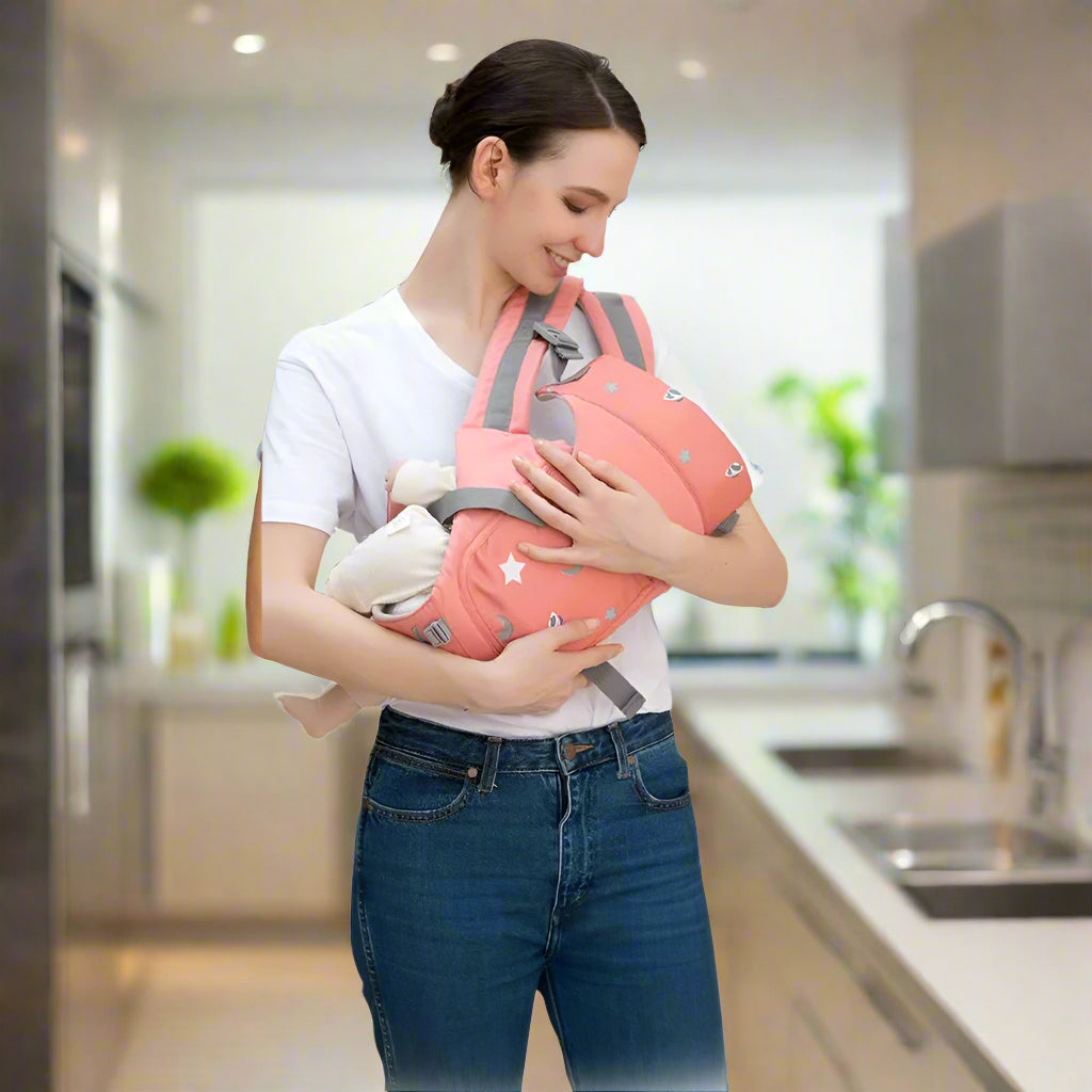 kangourou pour bébé position latérale