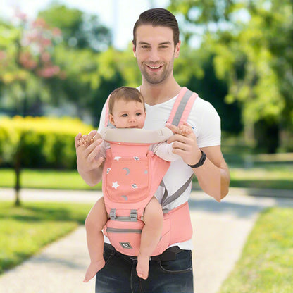kangourou pour bébé promenade père enfant