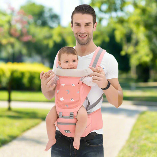 kangourou pour bébé promenade père enfant