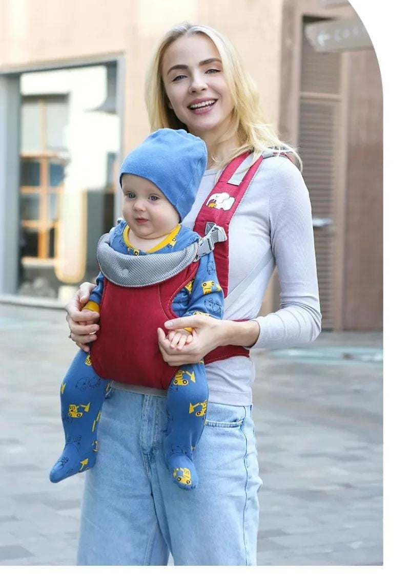 kangourou pour bébé rouge