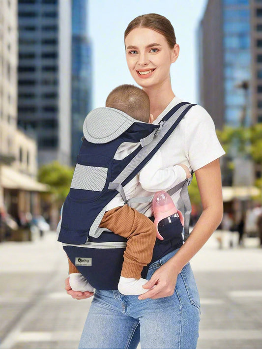 porte bébé bleu profond