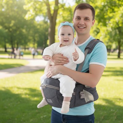Porte bebe convient au deux parents