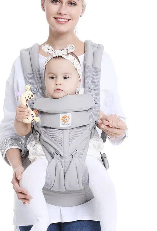 porte bébé physiologique parent enfant en balade
