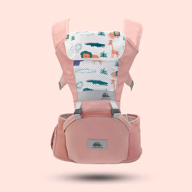 porte bébé physiologique rose
