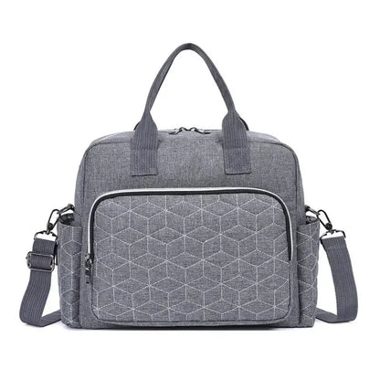 sac à langer imperméable gris