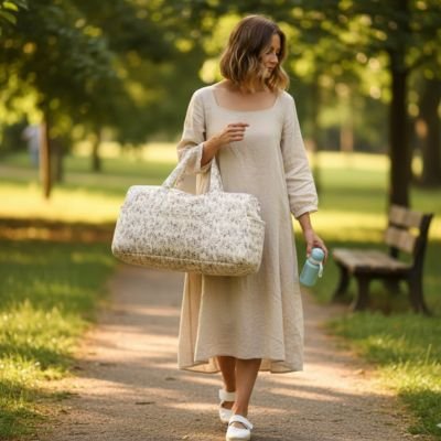 Sac a langer style fourre-tout pour tout emporter